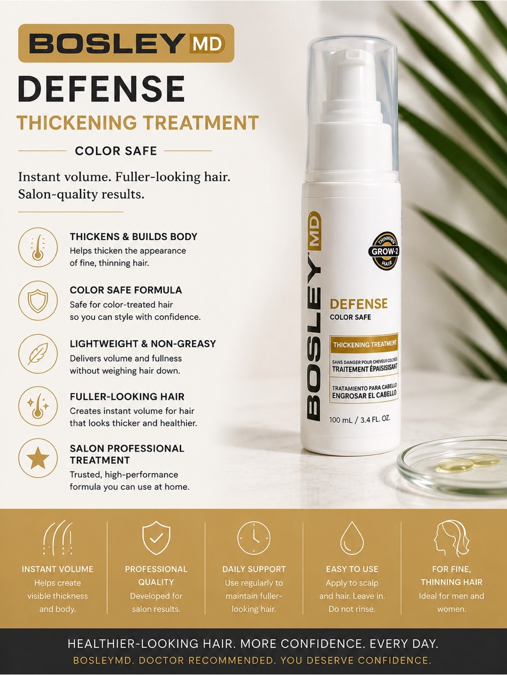 Bosley MD Defense Thickening Treatment